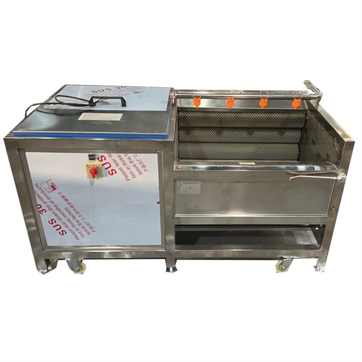 Potato Washer And Peeler Machine